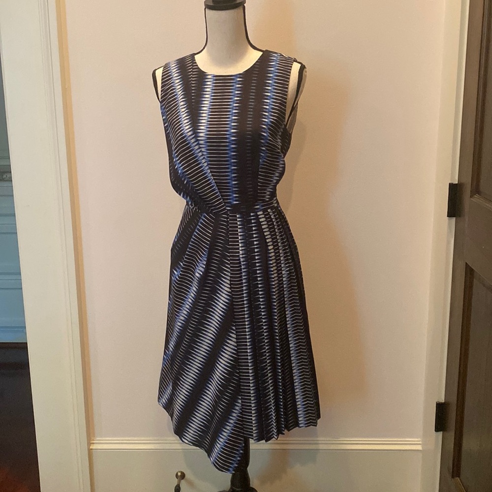 Tahari asymmetrical hem dress
